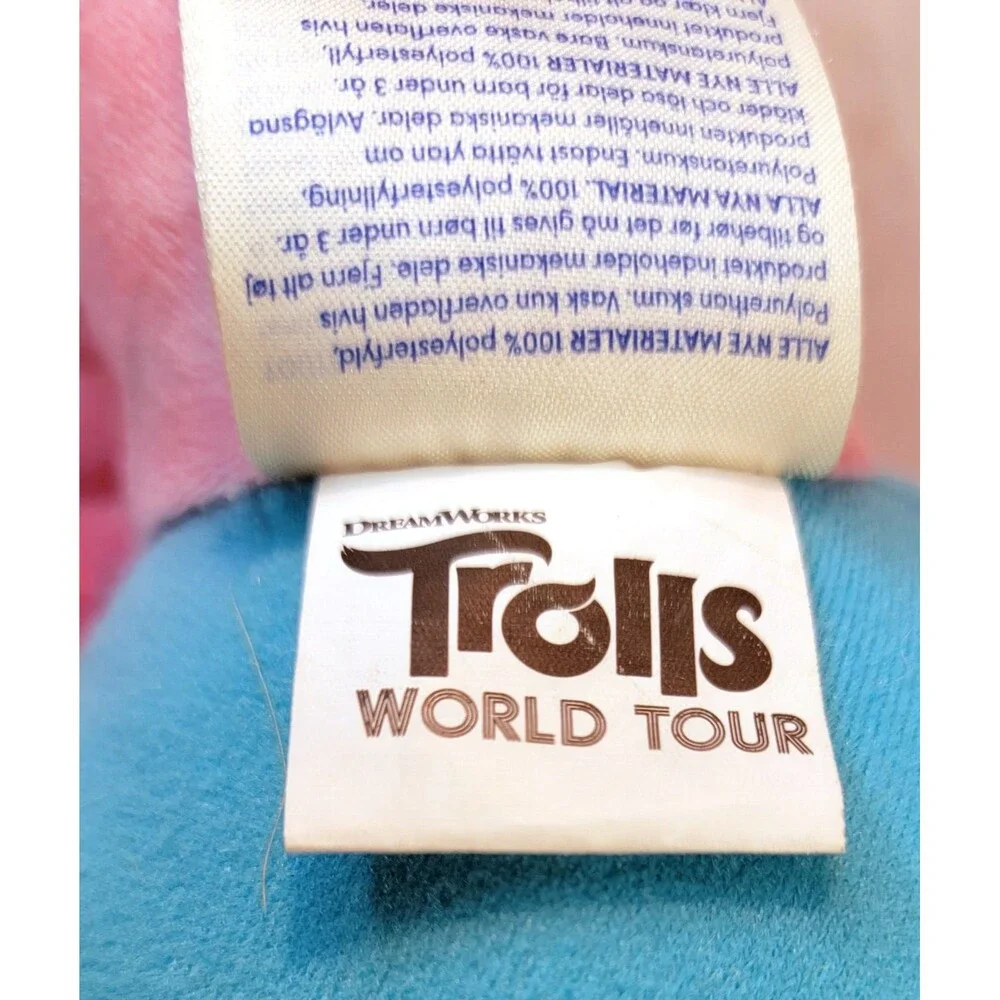 Build A Bear Trolls Princess POPPY Plush Rainbow Hair Doll BAB Stuffed Doll 16